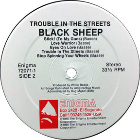 Black Sheep (7) : Trouble In The Streets (LP, Album)