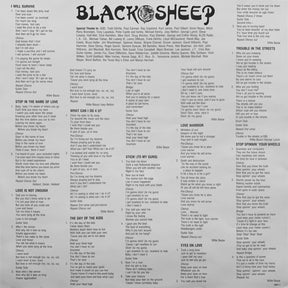 Black Sheep (7) : Trouble In The Streets (LP, Album)