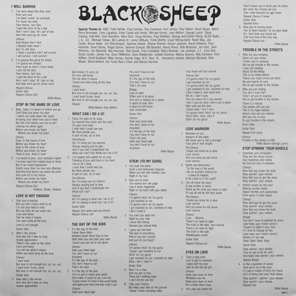 Black Sheep (7) : Trouble In The Streets (LP, Album)