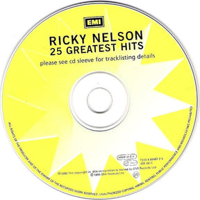 Ricky Nelson (2) : 25 Greatest Hits (CD, Comp)