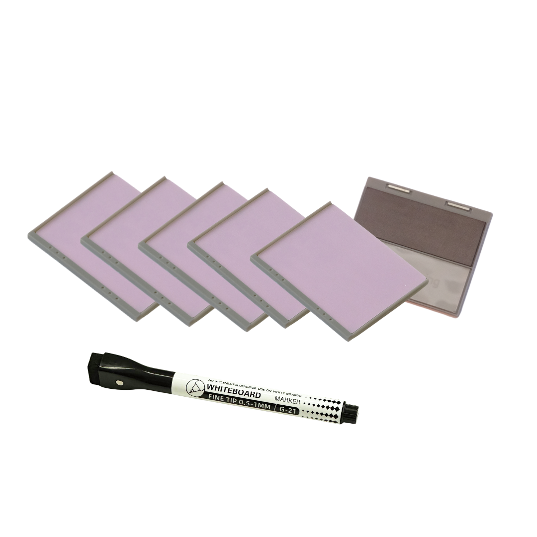 M NOTE (M) Reusable Sticky Notes, 6-Pack Set