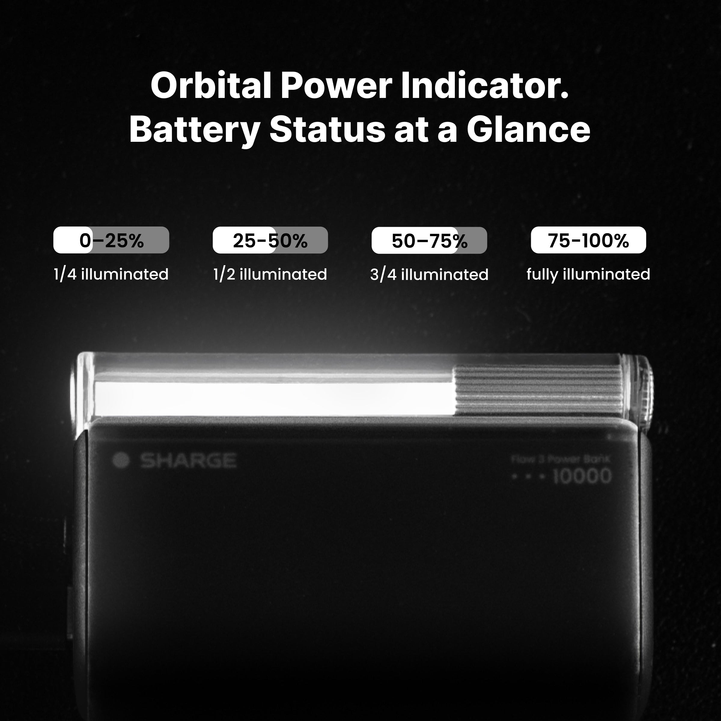 Flow 3 Power Bank 10000mAh with Built-in Cable