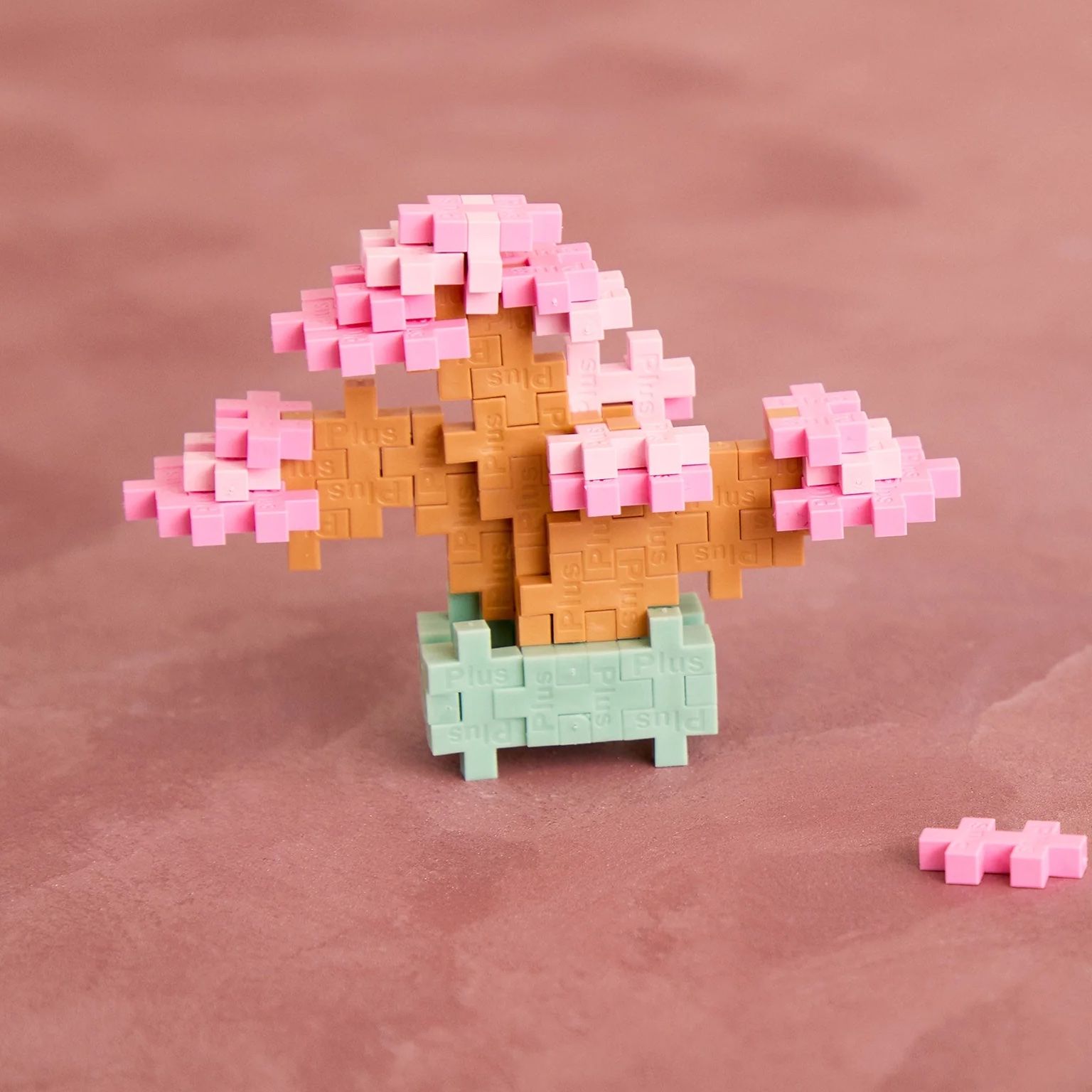 Plus-Plus Plant Pack, Pink Bonsai