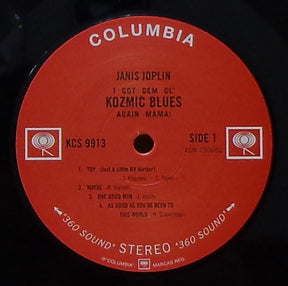 Janis Joplin : I Got Dem Ol' Kozmic Blues Again Mama! (LP, Album, RE, RM, 180)