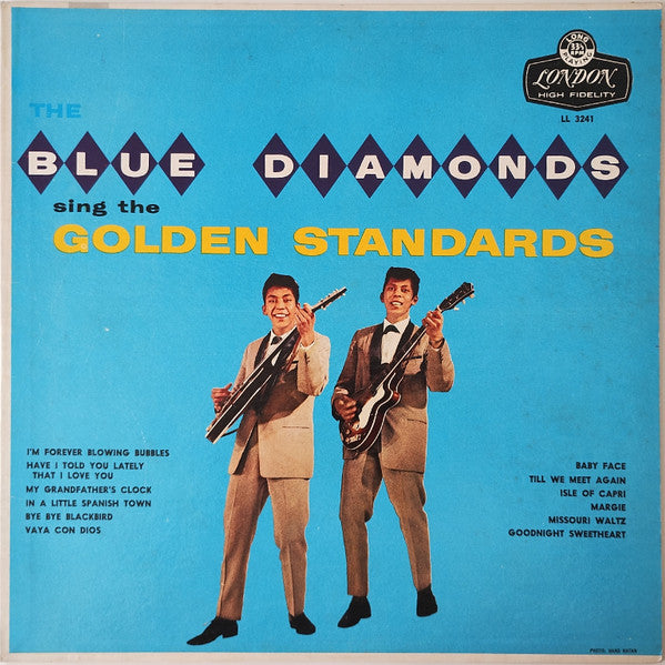 The Blue Diamonds : The Blue Diamonds Sing The Golden Standards (LP, Album, Mono)