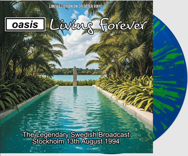 Oasis (2) : Living Forever (LP, Album, Ltd, Num, Unofficial, Spl)