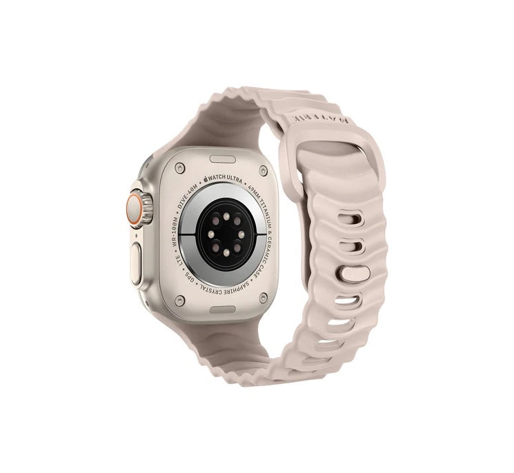 Ripple Apple Watch Band, Ivory Sand
