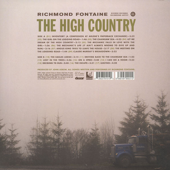Richmond Fontaine : The High Country (LP, Album)