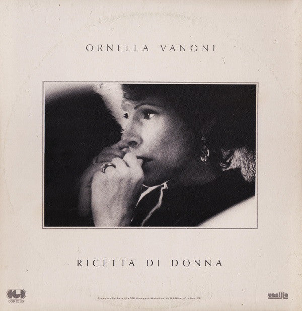 Ornella Vanoni : Ricetta Di Donna (LP, Album, Gat)