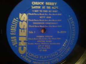 Chuck Berry : Rockin' At The Hops (LP, Album, RP)