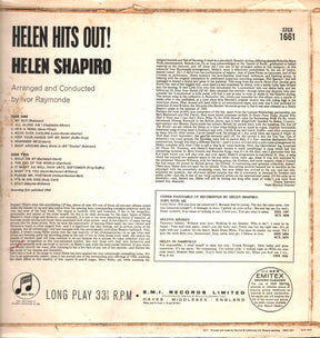 Helen Shapiro : Helen Hits Out! (LP, Album, Mono)