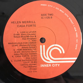 Helen Merrill : Casa Forte (LP, Album)