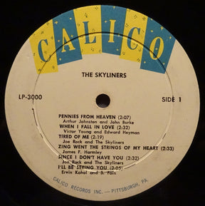 The Skyliners : The Skyliners (LP, Album, Mono)