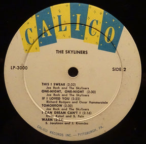 The Skyliners : The Skyliners (LP, Album, Mono)