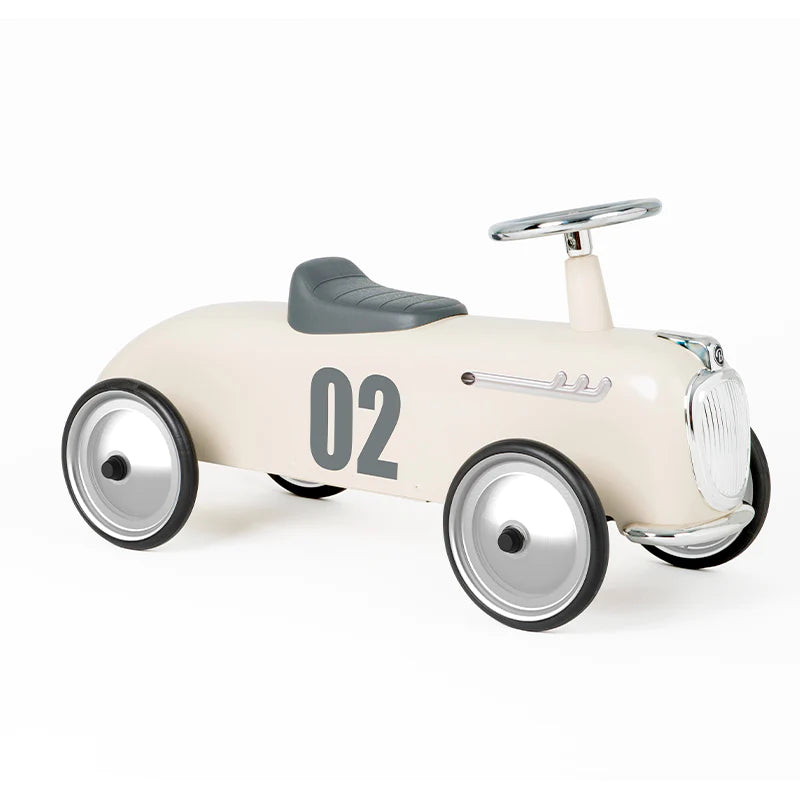 Roadster Ivory White Ride-On | Baghera - Wake Concept Store  