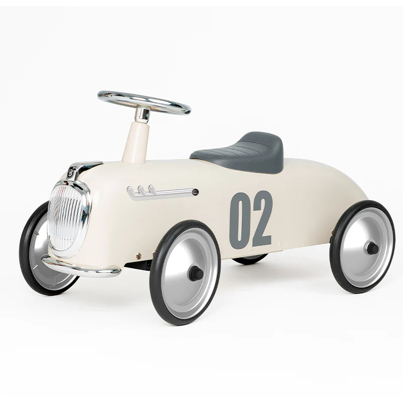 Roadster Ivory White Ride-On | Baghera - Wake Concept Store  