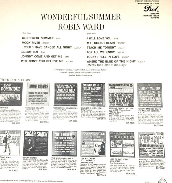 Robin Ward : Wonderful Summer (LP, Album)