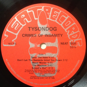 Tysondog : Crimes Of Insanity (LP, Album)