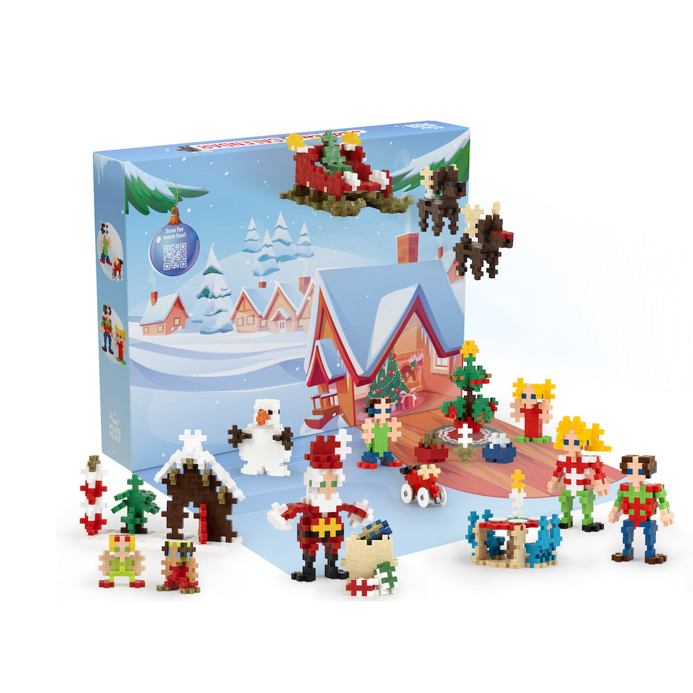 Advent Calendar, Santa And The Joyful family