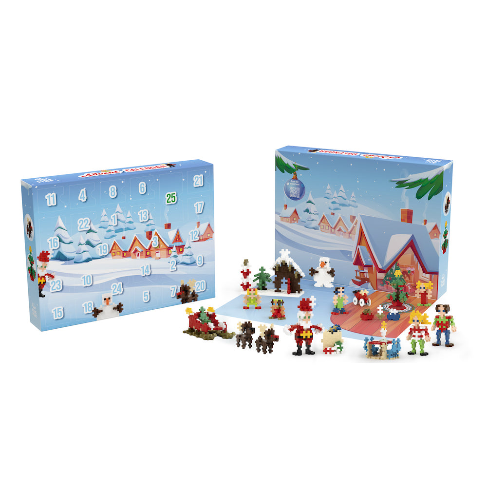 Advent Calendar, Santa And The Joyful family