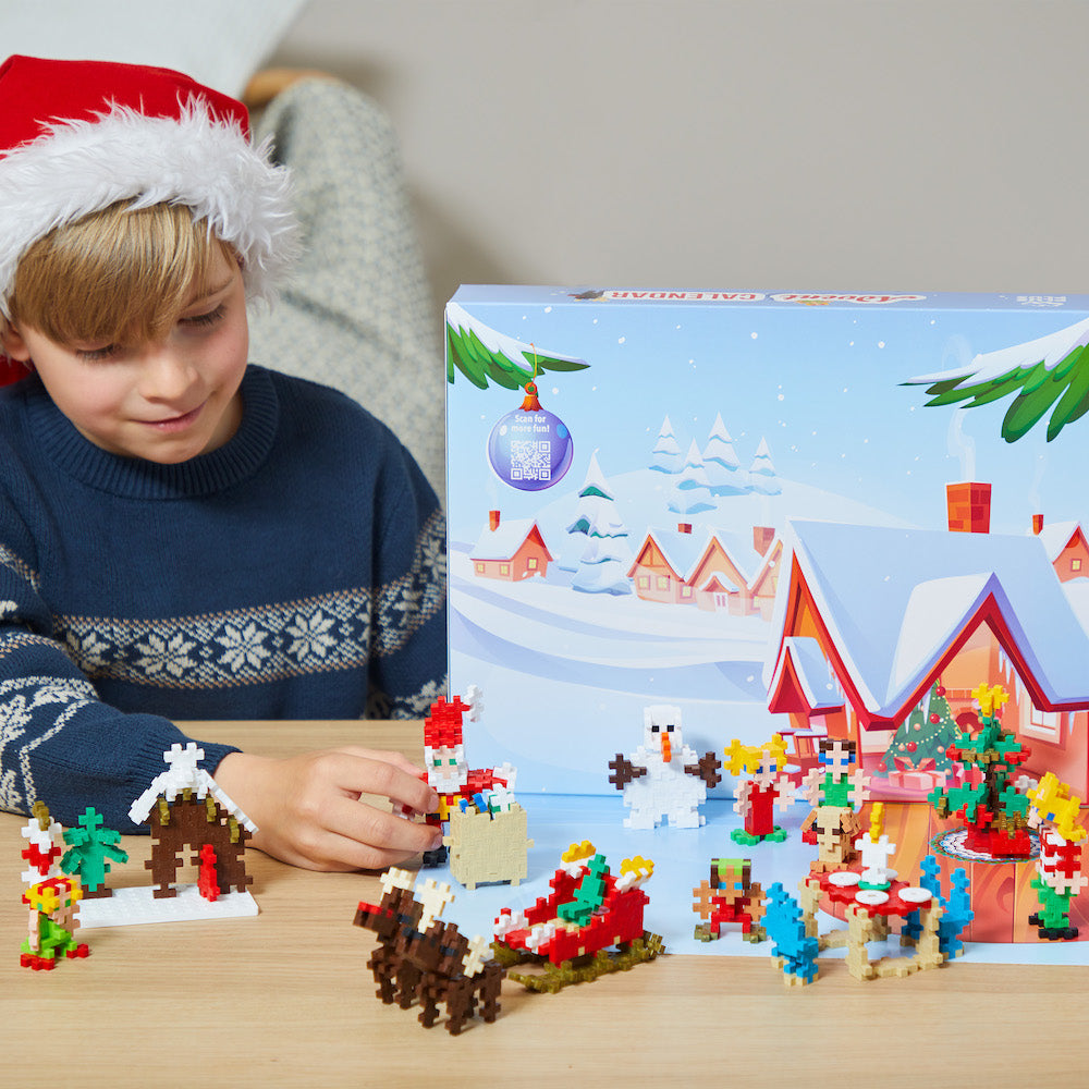 Advent Calendar, Santa And The Joyful family