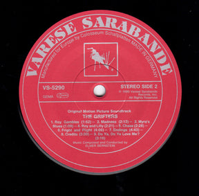 Elmer Bernstein : The Grifters (Original Motion Picture Soundtrack) (LP, Album)