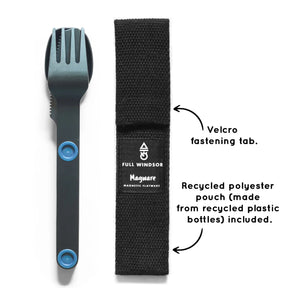 Magware - Magnetic Flatware Single Set, Blue