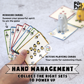 Piri Piri Summoners - Handcrafted Wooden Meeple Strategy Game