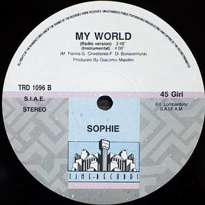 Sophie : My World (12")