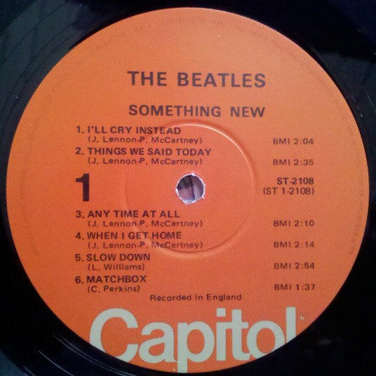 The Beatles : Something New (LP, Album, RE, RP, L. )