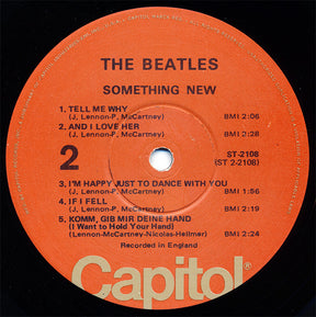 The Beatles : Something New (LP, Album, RE, RP, L. )