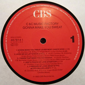 C + C Music Factory : Gonna Make You Sweat (LP, Album)