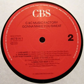 C + C Music Factory : Gonna Make You Sweat (LP, Album)