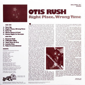 Otis Rush : Right Place, Wrong Time (LP, Album, RE, RM, 180)