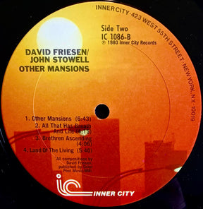 David Friesen, John Stowell : Other Mansions (LP, Album)