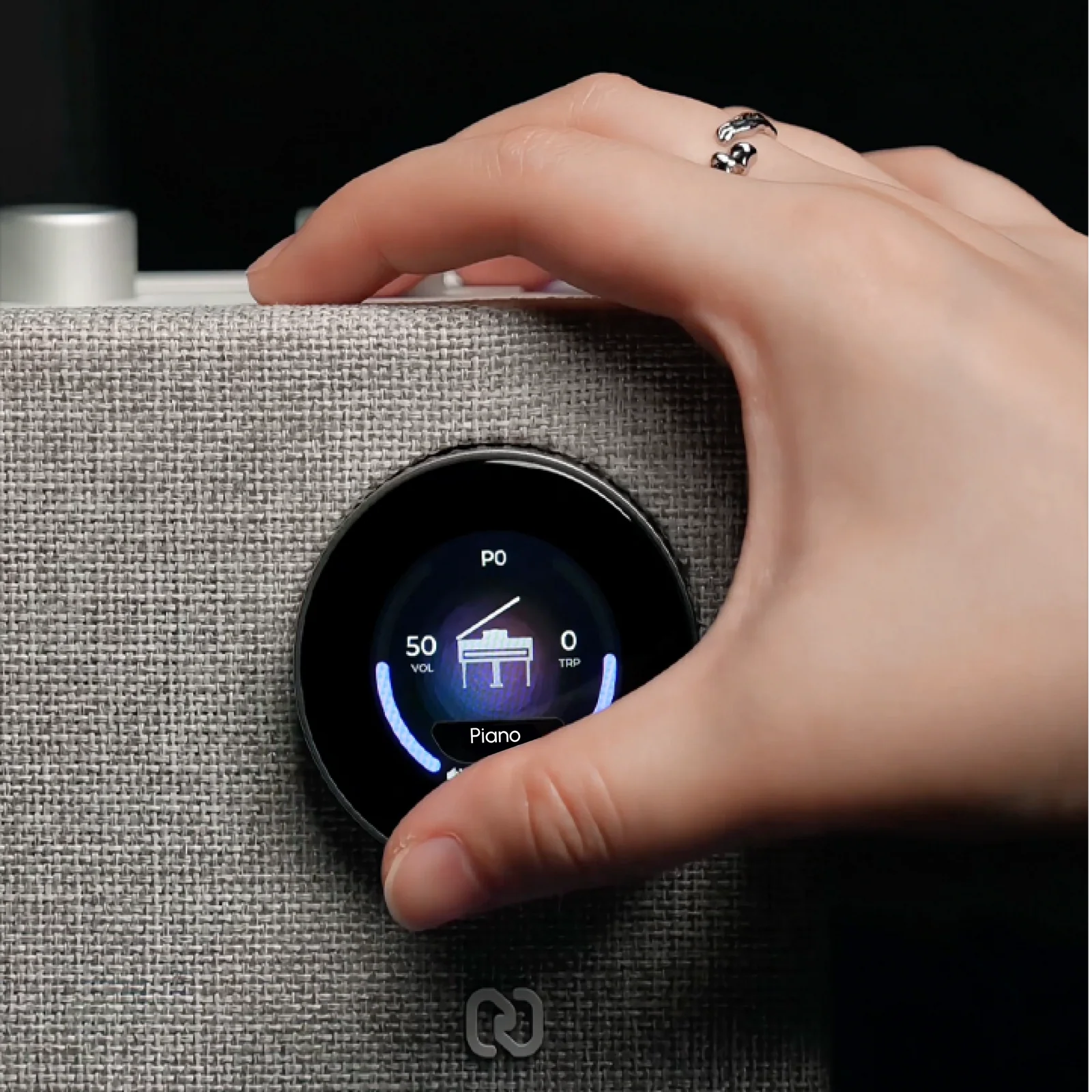 PartyStudio Speaker with Built-in Sounds & MIDI Support, White