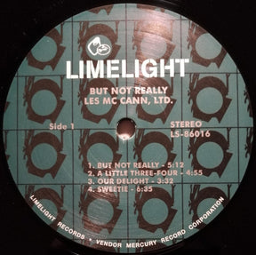 Les McCann Ltd. : But Not Really (LP, Album, RE, RM, Gat)