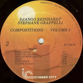 Django Reinhardt, Stéphane Grappelli : Django Volume 3 - Compositions (LP, Comp)