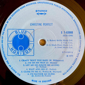 Christine Perfect : Christine Perfect (LP, Album, Ltd, RE, RM, 180)