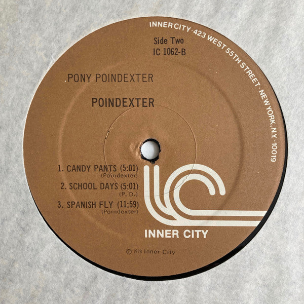 Pony Poindexter : Poindexter (LP, Album)