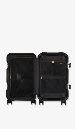 OUMOS 21" Cabin Trunk Luggage, Double White 45L