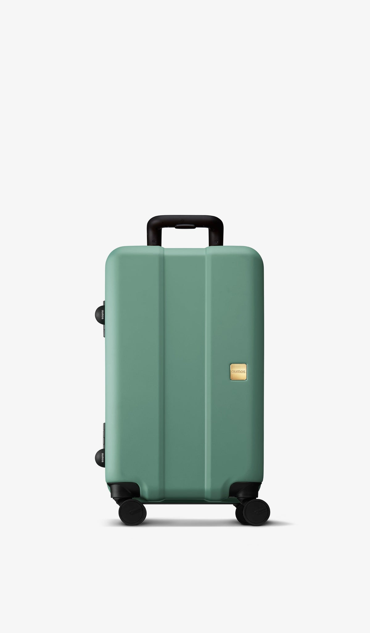 OUMOS 21" Cabin Trunk Luggage, Green Vintage 45L