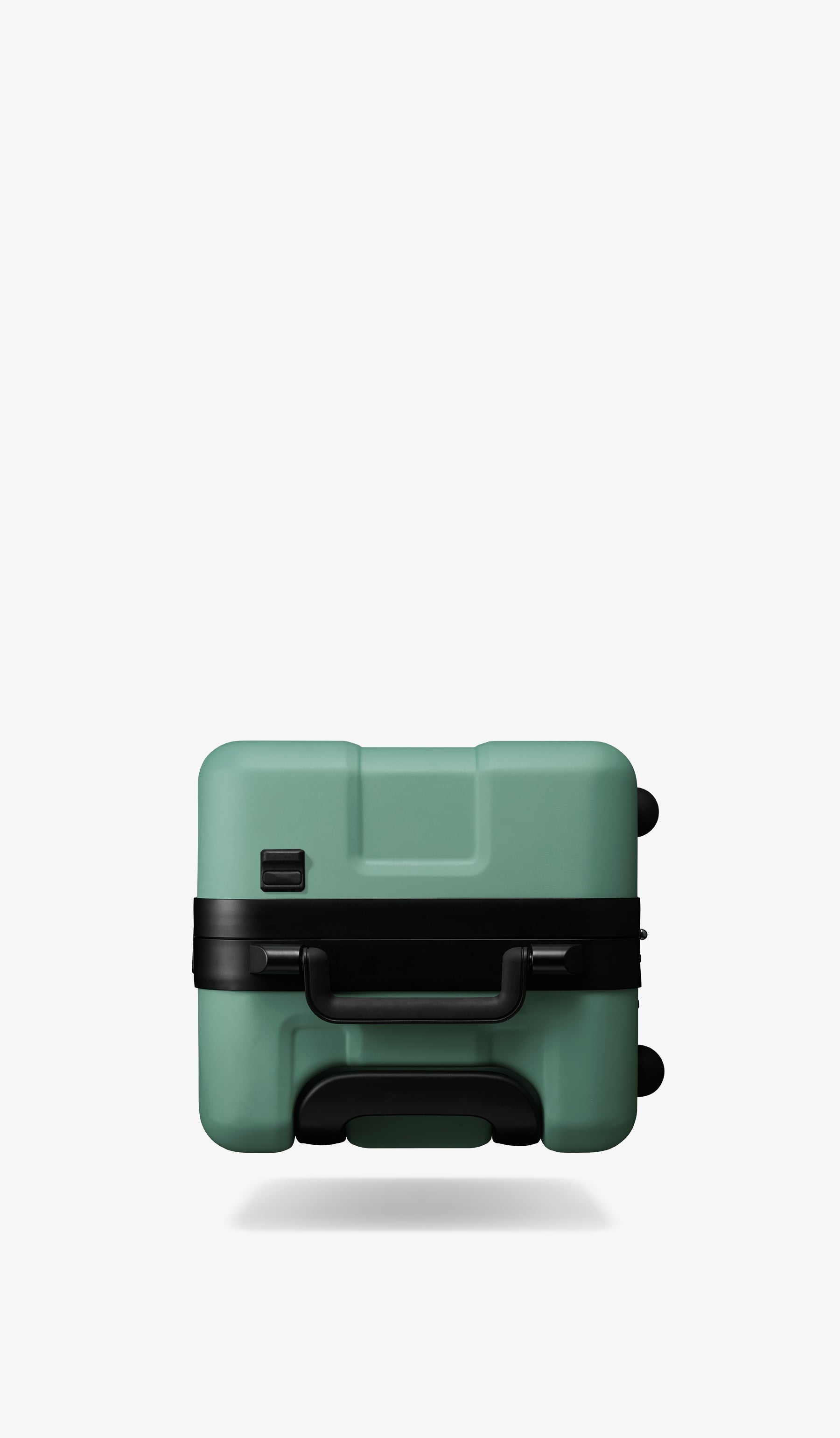 OUMOS 21" Cabin Trunk Luggage, Green Vintage 45L