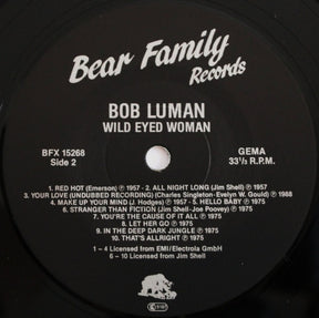 Bob Luman : Wild Eyed Woman (LP, Comp)