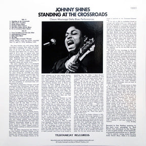Johnny Shines : Standing At The Crossroads (LP, Album, RE, RM, 180)