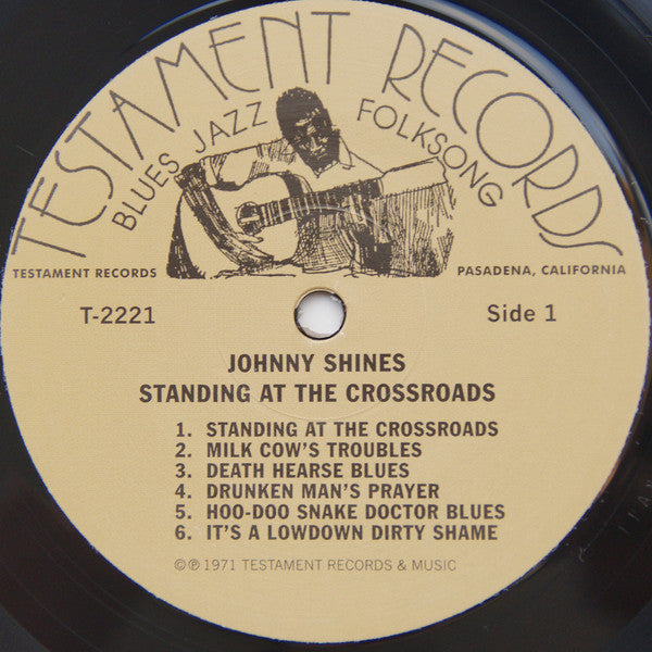 Johnny Shines : Standing At The Crossroads (LP, Album, RE, RM, 180)