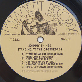 Johnny Shines : Standing At The Crossroads (LP, Album, RE, RM, 180)