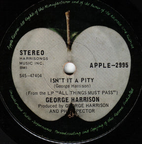 George Harrison : My Sweet Lord / Isn't It A Pity (7", Single)