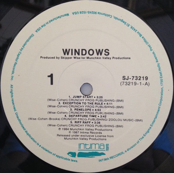 Windows (3) : Windows (LP, Album)