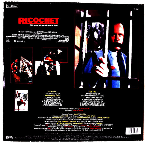 Alan Silvestri : Ricochet (Original Motion Picture Soundtrack) (LP)